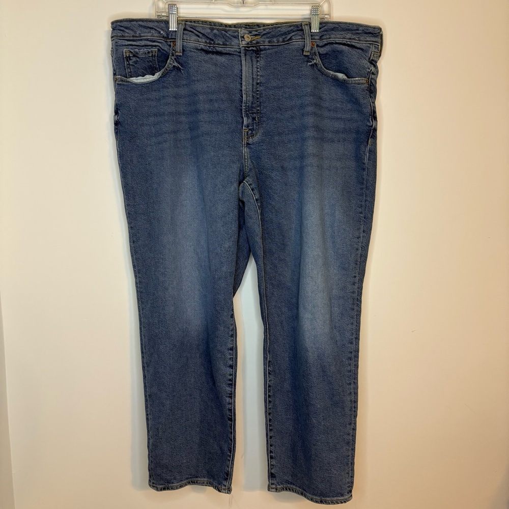 Old Navy High Rise O.G. Straight Secret Smooth Pocket Size 22